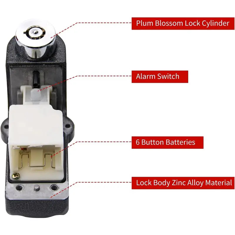 Anti-Theft Disc Brake Lock