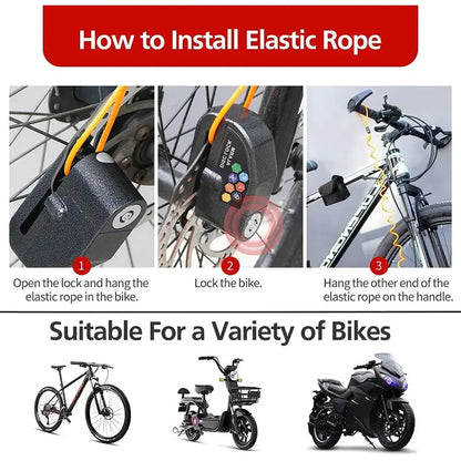 Anti-Theft Disc Brake Lock