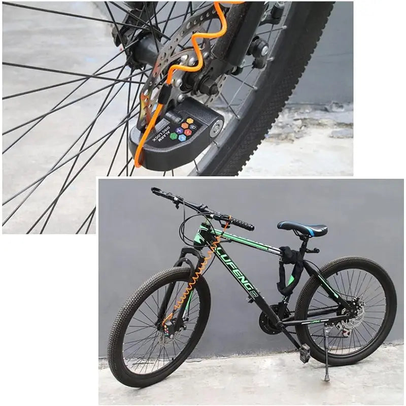 Anti-Theft Disc Brake Lock